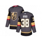 Youth Adidas Vegas Golden Knights #38 Tomas Hyka Authentic Gray Home NHL Jersey
