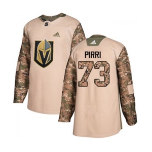 Youth Adidas Vegas Golden Knights #73 Brandon Pirri Authentic Camo Veterans Day Practice NHL Jersey