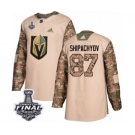 Youth Adidas Vegas Golden Knights #87 Vadim Shipachyov Authentic Camo Veterans Day Practice 2018 Stanley Cup Final NHL Jersey
