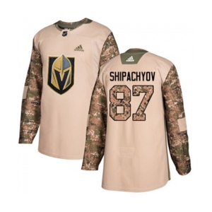 Youth Adidas Vegas Golden Knights #87 Vadim Shipachyov Authentic Camo Veterans Day Practice NHL Jersey