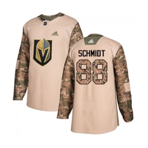 Youth Adidas Vegas Golden Knights #88 Nate Schmidt Authentic Camo Veterans Day Practice NHL Jersey