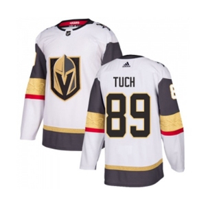 Youth Adidas Vegas Golden Knights #89 Alex Tuch Authentic White Away NHL Jersey