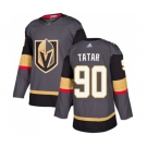 Youth Adidas Vegas Golden Knights #90 Tomas Tatar Authentic Gray Home NHL Jersey