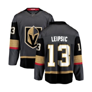 Youth Vegas Golden Knights #13 Brendan Leipsic Authentic Black Home Fanatics Branded Breakaway NHL Jersey