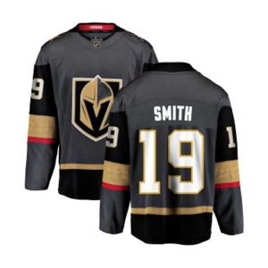 Youth Vegas Golden Knights #19 Reilly Smith Authentic Black Home Fanatics Branded Breakaway NHL Jersey