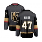 Youth Vegas Golden Knights #47 Luca Sbisa Authentic Black Home Fanatics Branded Breakaway NHL Jersey