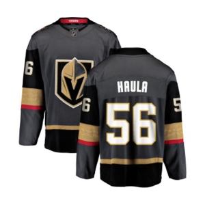 Youth Vegas Golden Knights #56 Erik Haula Authentic Black Home Fanatics Branded Breakaway NHL Jersey