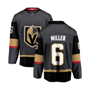 Youth Vegas Golden Knights #6 Colin Miller Authentic Black Home Fanatics Branded Breakaway NHL Jersey