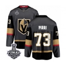 Youth Vegas Golden Knights #73 Brandon Pirri Authentic Black Home Fanatics Branded Breakaway 2018 Stanley Cup Final NHL Jersey