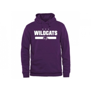 Abilene Christian University Wildcats Team Strong Pullover Hoodie Purple