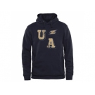 Akron Zips Acronym Pullover Hoodie Navy Blue