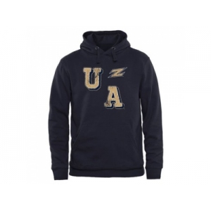 Akron Zips Acronym Pullover Hoodie Navy Blue