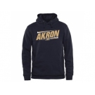 Akron Zips Double Bar Pullover Hoodie Navy