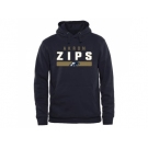 Akron Zips Midsize Arch Pullover Hoodie Navy Blue