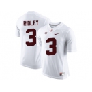 2016 Alabama Crimson Tide Calvin Ridley #3 College Football Limited Jersey - White