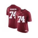 2016 Alabama Crimson Tide Cam Robinson #74 College Football Limited Jersey - Crimson