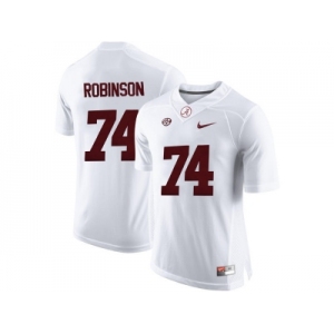 2016 Alabama Crimson Tide Cam Robinson #74 College Football Limited Jersey - White