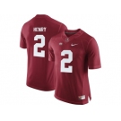 2016 Alabama Crimson Tide Derrick Henry #2 College Football Limited Jersey - Crimson