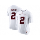 2016 Alabama Crimson Tide Jalen Hurts #2 College Football Limited Jerseys - White