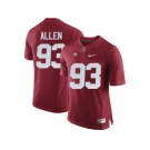 2016 Alabama Crimson Tide Jonathan Allen #93 College Football Limited Jersey - Crimson