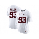 2016 Alabama Crimson Tide Jonathan Allen #93 College Football Limited Jersey -White