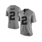 2016 Heather Gray Alabama Crimson Tide Jalen Hurts #2 College Football Limited Jerseys - Gridiron Gray