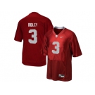 2016 Men's Alabama Crimson Tide Calvin Ridley #3 College Football Pro Combat Jersey - Crimson