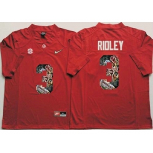 Alabama Crimson Tide #3 Calvin Ridley Red Player Fashion Stitched NCAA Jersey