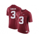 Alabama Crimson Tide Vinnie Sunseri #3 College Football Limited Jerseys - Crimson