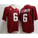 Men Alabama Crimson Tide #6 Devonta Smith Crimson F U S E Red College Football Jersey