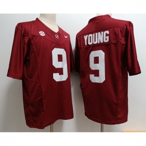 Men Alabama Crimson Tide #9 Bryce Young Red F U S E College Football Jersey