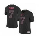 Men's Alabama Crimson Tide #7 Trevon Diggs Black 2019 College Football Jersey