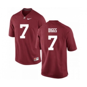 Men's Alabama Crimson Tide #7 Trevon Diggs Scarlet 2019 College Football Jersey