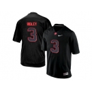 Men's Alabama Crimson Tide Calvin Ridley #3 College Football Limited Jersey - Blackout