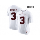 2016 Youth Alabama Crimson Tide Calvin Ridley #3 College Football Limited Jersey - White