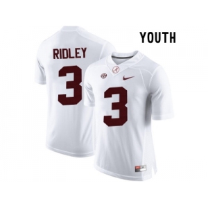 2016 Youth Alabama Crimson Tide Calvin Ridley #3 College Football Limited Jersey - White
