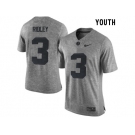 2016 Youth Heather Gray Alabama Crimson Tide Calvin Ridley #3 College Football Limited Jersey - Gridiron Gray