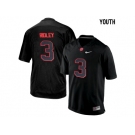 Youth Alabama Crimson Tide Calvin Ridley #3 College Football Limited Jersey - Blackout