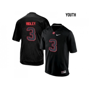 Youth Alabama Crimson Tide Calvin Ridley #3 College Football Limited Jersey - Blackout