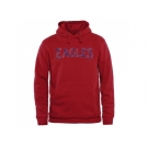 American Eagles Classic Wordmark Pullover Hoodie Red