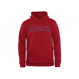 American Eagles Classic Wordmark Pullover Hoodie Red