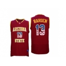 2016 US Flag Fashion Men's Arizona State Sun Devils James Harden #13 College Basketball Jersey - Maroon