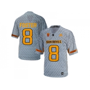 Men's Arizona State Sun Devils D.J. Foster #8 Desert Fuel College Football Jersey - Grey