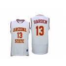 Men's Arizona State Sun Devils James Harden #13 College Basketball Jersey - White