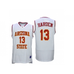 Men's Arizona State Sun Devils James Harden #13 College Basketball Jersey - White