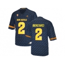 Men's Arizona State Sun Devils Mike Bercovici #2 College Football Jersey - Black