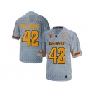 Men's Arizona State Sun Devils Pat Tillman #42 Desert Fuel College Football Jersey - Grey