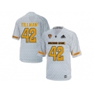 Men's Arizona State Sun Devils Pat Tillman #42 Desert Ice College Football Jersey - White