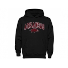 Arkansas Razorbacks Midsized Pullover Hoodie Black