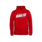 Arkansas State Red Wolves Double Bar Pullover Hoodie Red